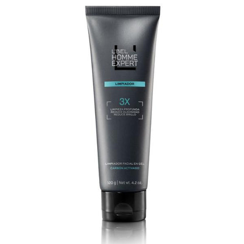 L'BEL Homme Expert Gel Limpiador Facial — Carbón Activado para Limpieza Profunda de Hombre — Compra en Tienda Online USA