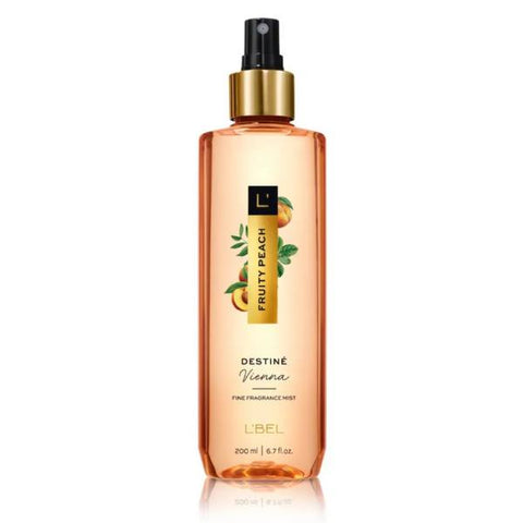 L'BEL Vienna Destiné Splash Corporal — Colonia Dulce con Durazno y Lychee Tropical — Catálogo en Español USA